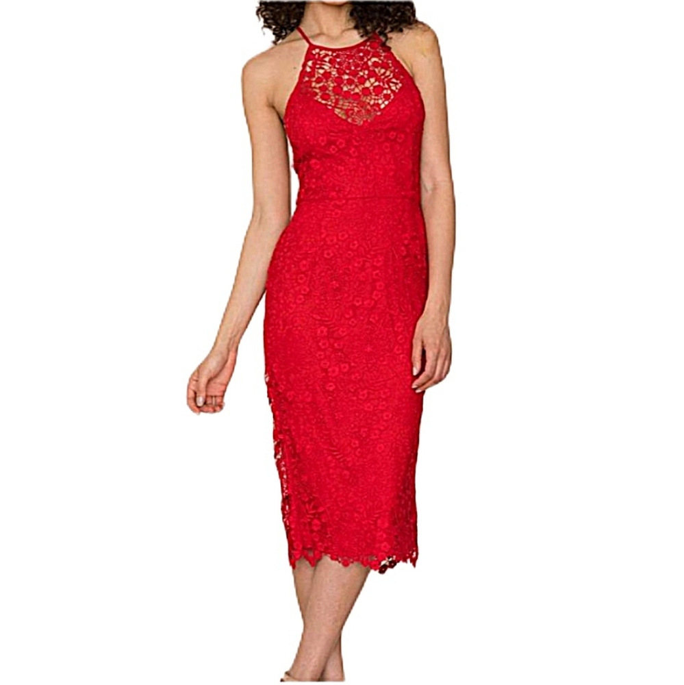 ❤️SPECIAL❤️ YUMI KIM She's Mine Lace Dress in Red